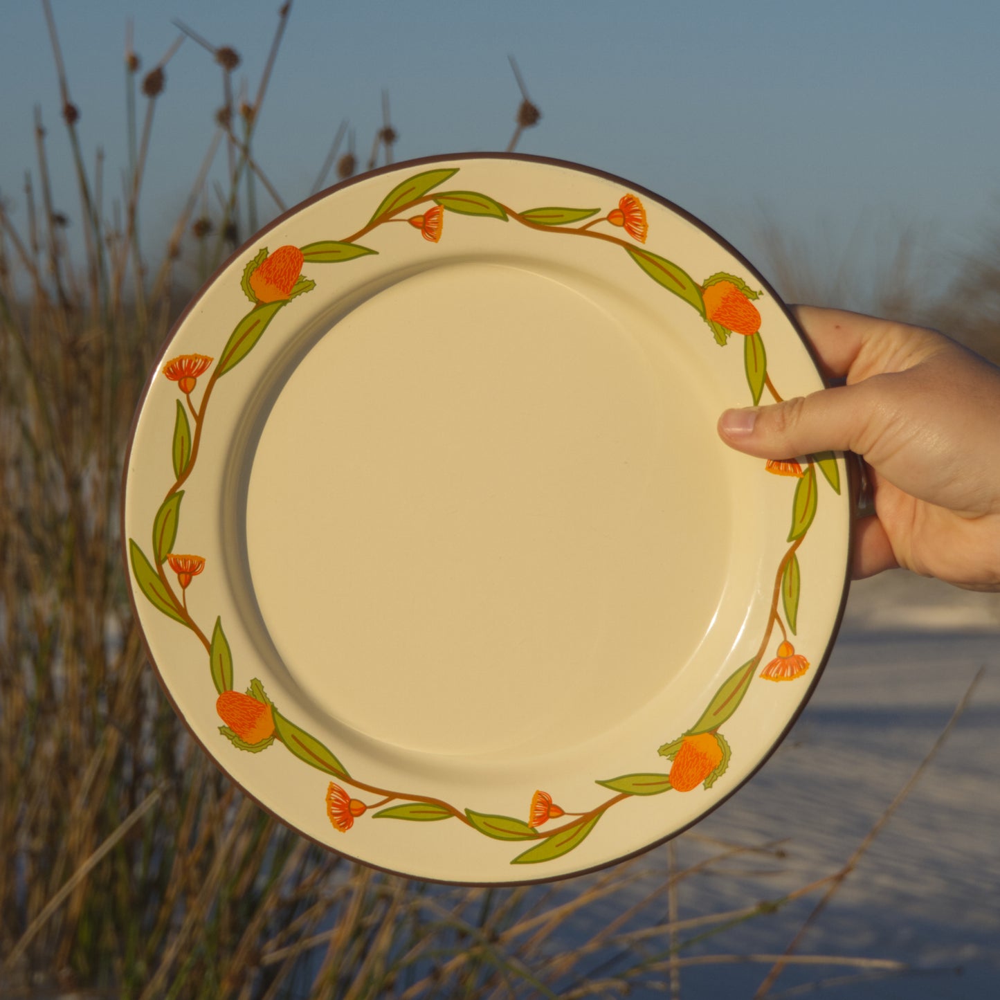 Australian Natives Enamel Plates Bundle x4