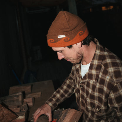 Barrel Beanie - Terracotta