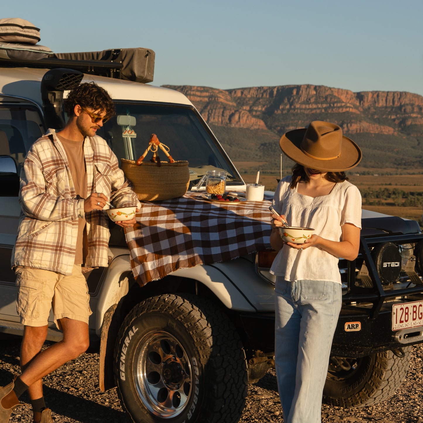 Australian Natives Enamel Bowl 2 Pack