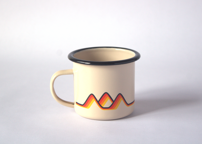 Salty Dunes The Classics Enamel Camp Mug on a white background